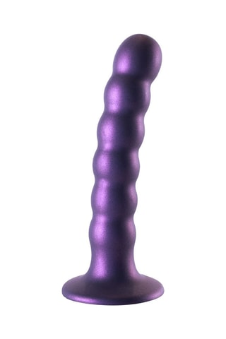 Godemiché perlé G-Spot Ouch ! Violet - 13 cm