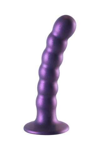 Godemiché perlé G-Spot Ouch ! Violet - 13 cm