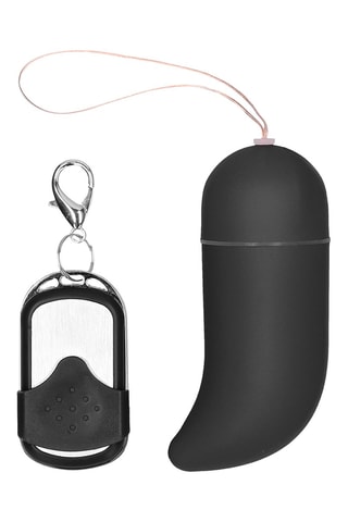 Œuf vibrant G-Spot Noir - 8,8 x 3,4 x 3,4 cm