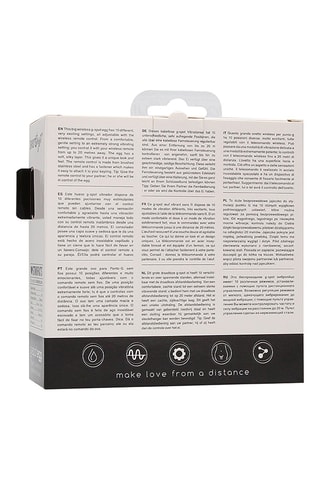 Œuf vibrant G-Spot Noir - 8,8 x 3,4 x 3,4 cm