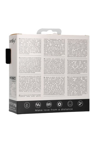 Œuf vibrant à télécommande Noir - 8 cm