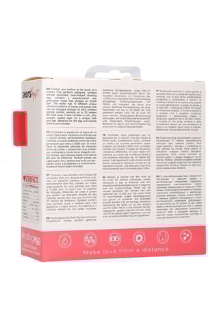 Œuf vibrant à télécommande Rose - 8 cm