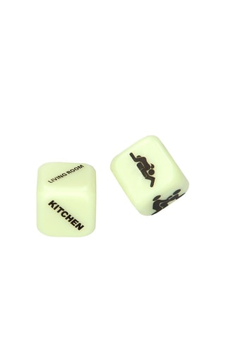 Jeu de dés coquin phosphorescents