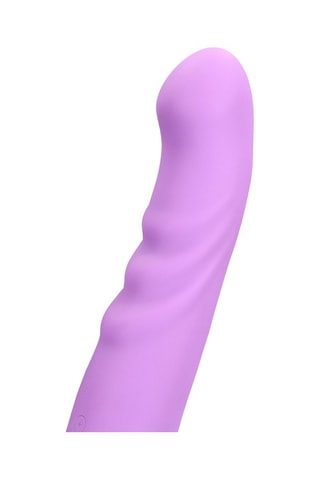 Vibromasseur Ultra Soft Silicone Rotating G-Spot - Lavande - 13,5 cm