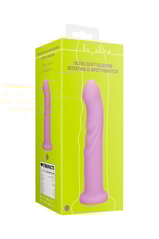 Vibromasseur Ultra Soft Silicone Rotating G-Spot - Lavande - 13,5 cm