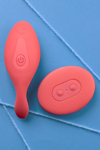 Vibromasseur avec télécommande Loveline by Shots - Terracotta - 7,7 cm