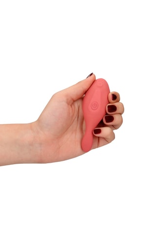 Vibromasseur avec télécommande Loveline by Shots - Terracotta - 7,7 cm