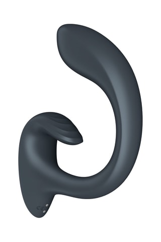 Vibromasseur rabit en silicone waterproof G for Goddess 1 - Gris - 15 cm