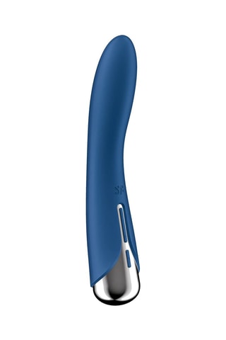 Vibromasseur Spinning Vibe 1 Bleu - 17,5 cm - Satisfyer