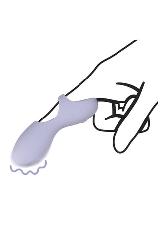 Vibromasseur Silicone Finger Vibrator - Lavande
