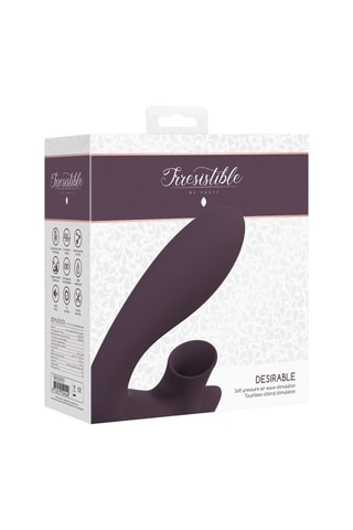 Vibromasseur Irresistible Desirable - Violet - 10,5 cm