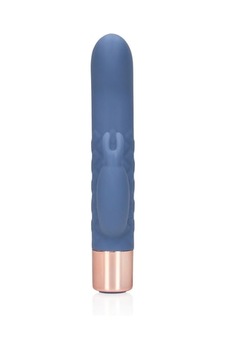 Mini-vibromasseur Rabbit Loveline - Bleu - 9,5 cm