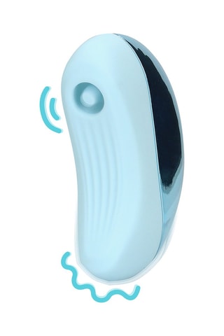 Vibromasseur Pulse Wave Clitoris - Bleu