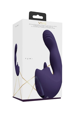 Vibromasseur Yumi Violet - 13,7 cm