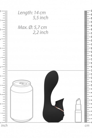 Vibromasseur Irresistible Mythical - Noir - 14,1 cm