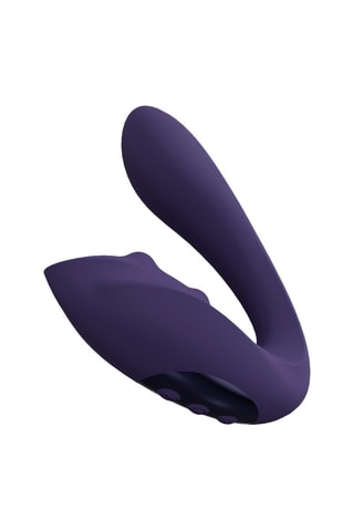 Vibromasseur avec billes de massage Yuki - Violet - 16,6 cm
