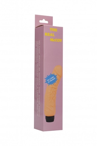 Vibromasseur réaliste McCoy - Nude - 22,5 cm