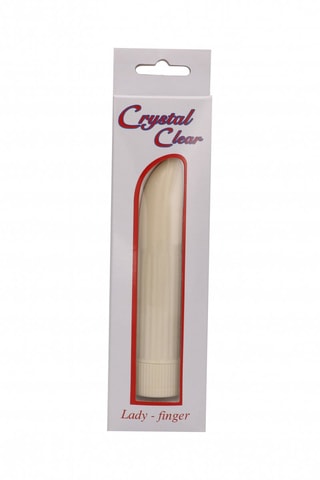 Mini vibromasseur Ladyfinger Nude - 13 cm