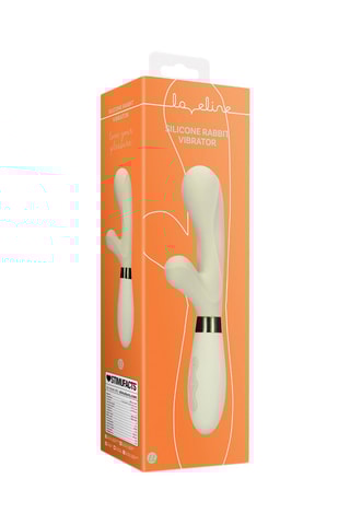 Vibromasseur Rabbit Loveline - Vert clair - 8,6 cm