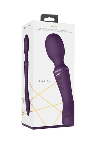 Vibromasseur Enora Violet - 22 cm