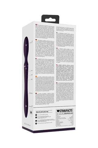 Vibromasseur Enora Violet - 22 cm