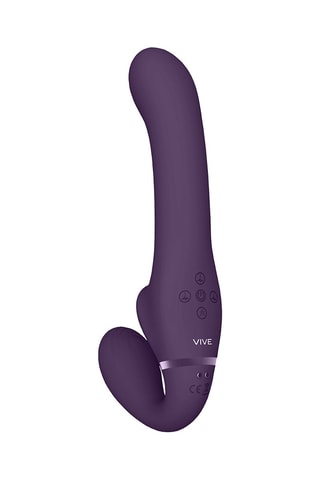 Vibromasseur Ai Violet - 23,5 cm