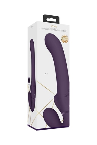 Vibromasseur Ai Violet - 23,5 cm