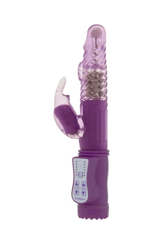 Vibromasseur Rabbit - Violet - 10 cm
