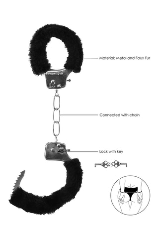 Menottes - Noir et argenté