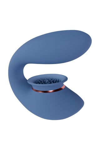 Stimulateur clitoridien Twitch 3 Innovation by Shots - Bleu