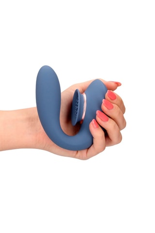 Stimulateur clitoridien Twitch 3 Innovation by Shots - Bleu