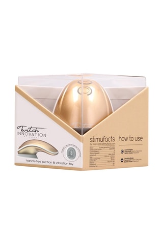 Stimulateur clitoridien Twitch Hands - Doré