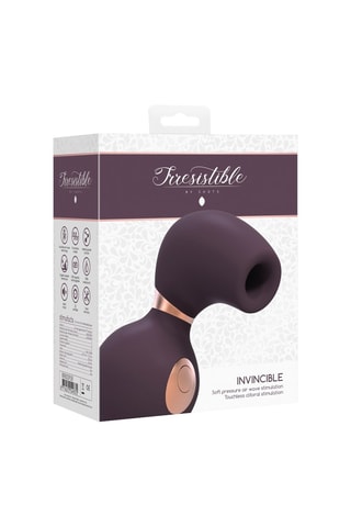 Stimulateur clitoridien Irresistible Invincible - Violet