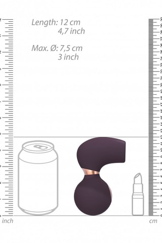 Stimulateur clitoridien Irresistible Invincible - Violet