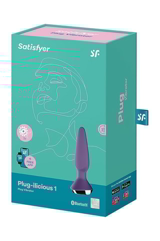 Plug anal vibrant Ilicious 1 Violet - 13,5 cm - Satisfyer