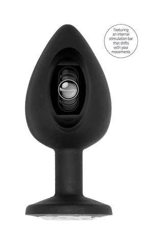 Plug anal N0. 91 Noir - 9,5 cm