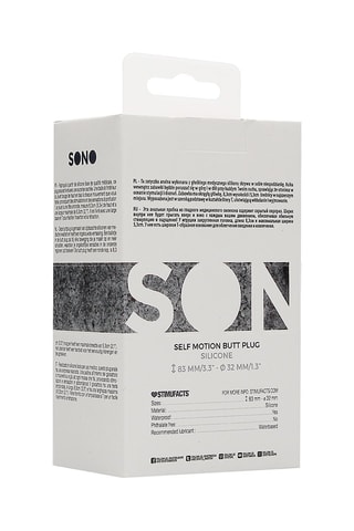 Plug anal N0. 91 Noir - 9,5 cm