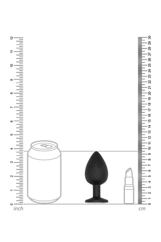 Plug anal N0. 91 Noir - 9,5 cm