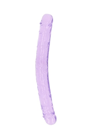 Godemiché double réaliste Dildo - Violet - 34 cm