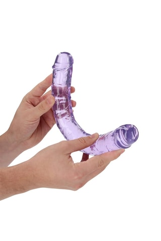 Godemiché double réaliste Dildo - Violet - 34 cm