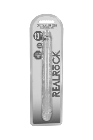 Godemiché double réaliste Dildo - Transparent - 34 cm