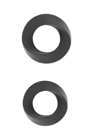 2 anneaux péniens 4,8/5,5 cm - Gris
