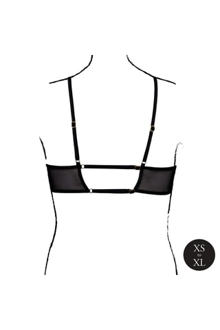 Soutien-gorge et string XS/XL - Noir
