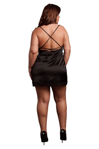 Robe nuisette XL - Noir