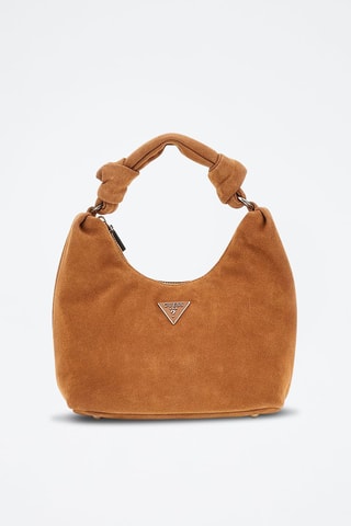 Nubuck Handtas Isotta - Camel