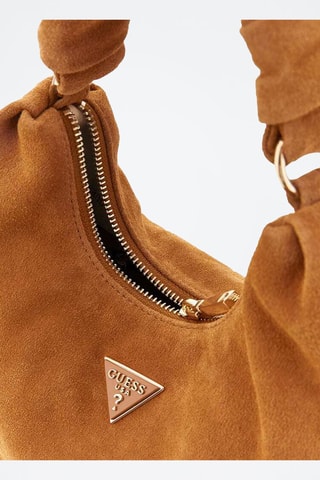 Nubuck Handtas Isotta - Camel