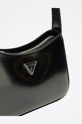 Gelakte Trendy Handtas Arnela - Zwart