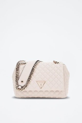 Doorgestikte Schoudertas Eco Rianee - Ecru