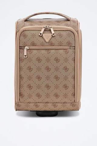 Reistas met Wieltjes Silia - Bruin - 32 cm