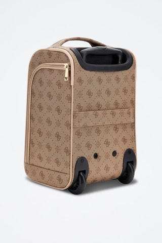 Reistas met Wieltjes Silia - Bruin - 32 cm